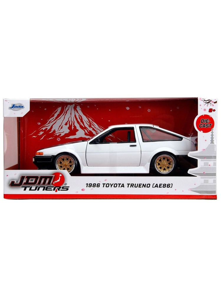 ミニカー 1986 Toyota Trueno AE86 JDM Tuners 1/24 Модель Машинки 1:24 JDM Tuners 1986 Toyota Trueno AE86 купить на