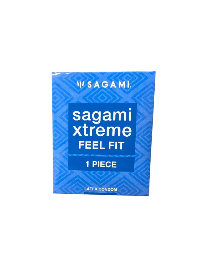 Sagami Xtreme Feel Fit 1 шт. Презервативы ультратонкие, реалистичная 3D-форма #1