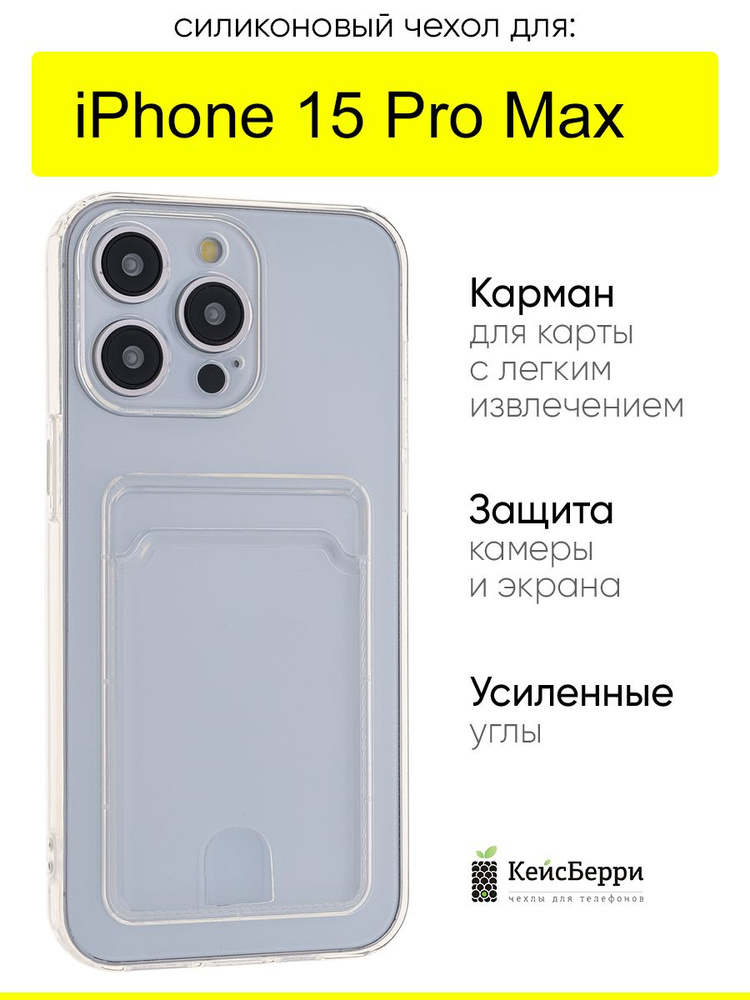 Чехол для iPhone 15 Pro Max, серия Card Case #1
