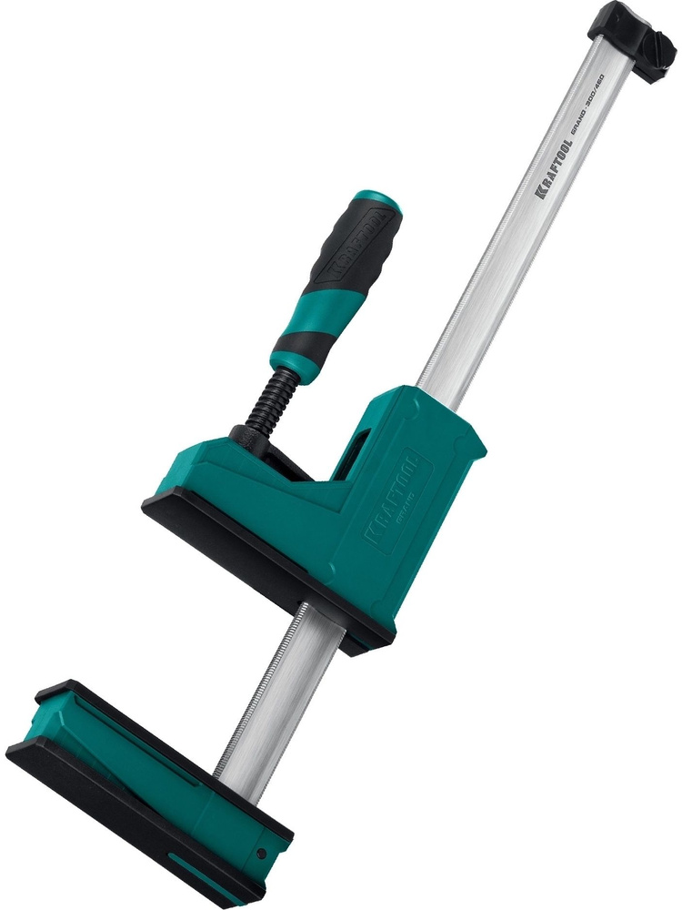 Корпусная струбцина KRAFTOOL Grand-300/450, 300/450 мм, сжатие/распор, 600 кгс, глубина зажима 95 мм #1