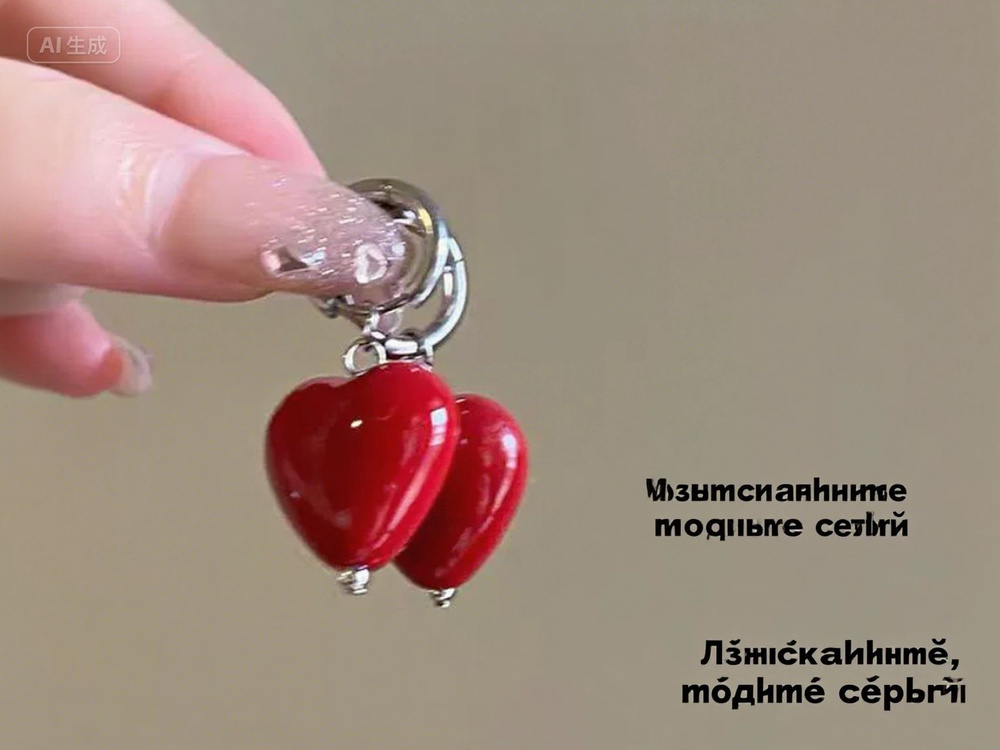 Серьги асимметричные #1