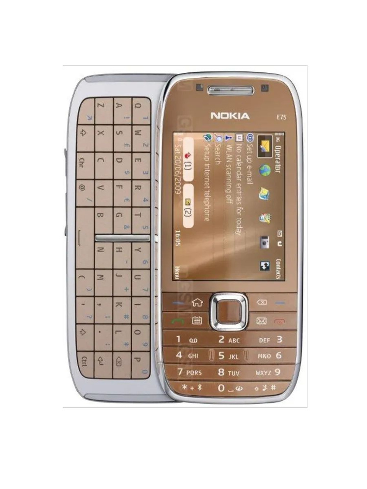 корпус Nokia E75 горчичный #1