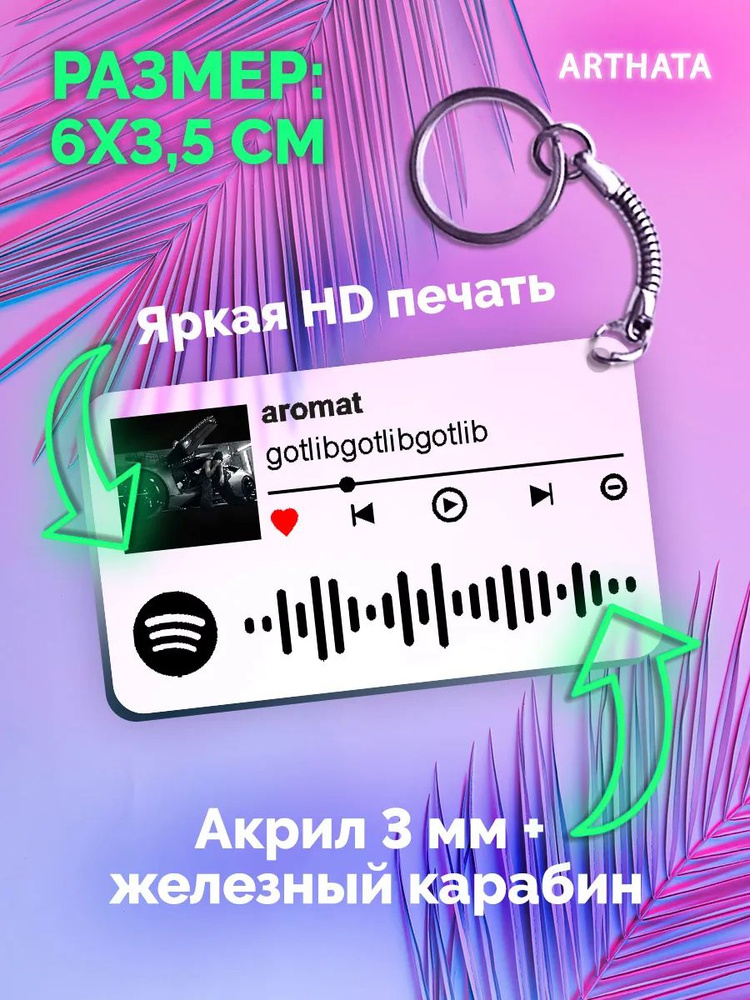 Спотифай Брелок gotlibgotlibgotlib - aromat #1