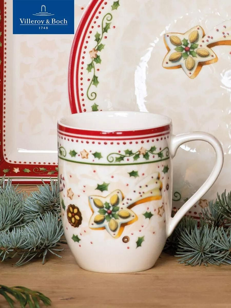 Кружка новогодняя 340 мл, Winter Bakery Delight, Villeroy & Boch, Премиум-Фарфор #1