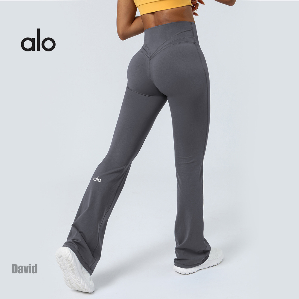Брюки Alo Yoga Расклешенные спортивные брюки для фитнеса для высоких женщин #1