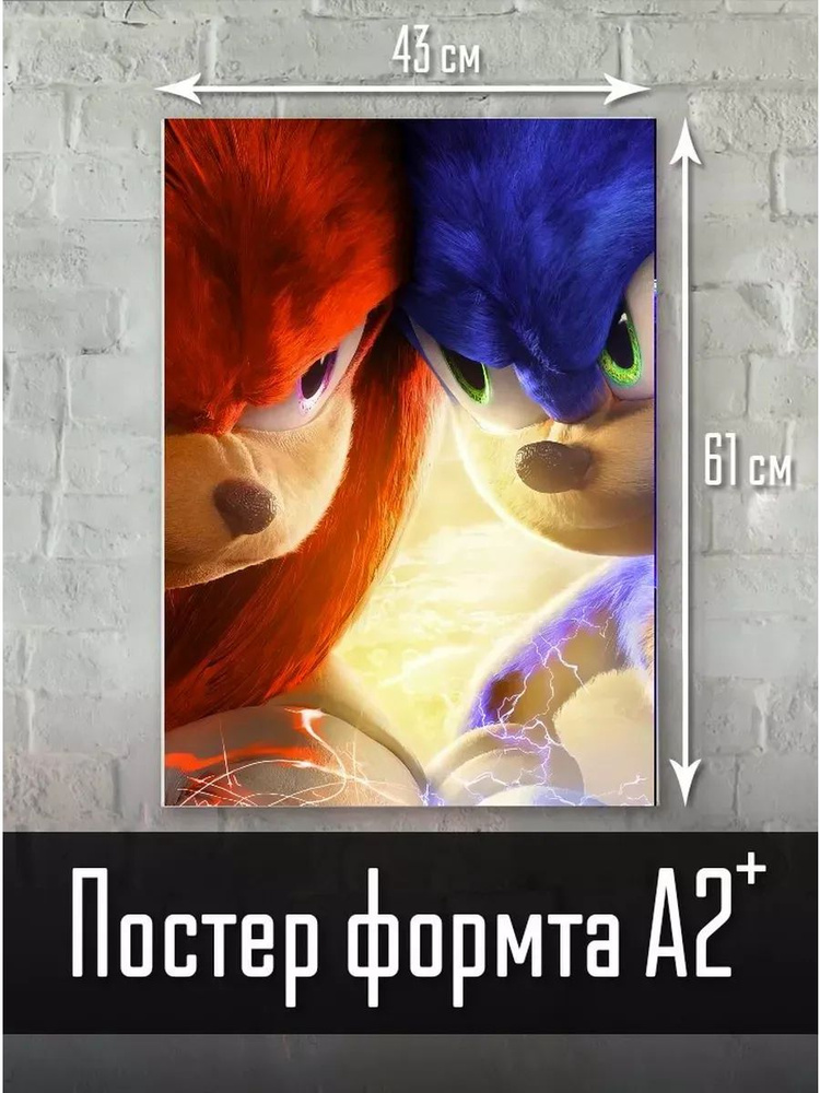 соник постеры А2 sonic #1