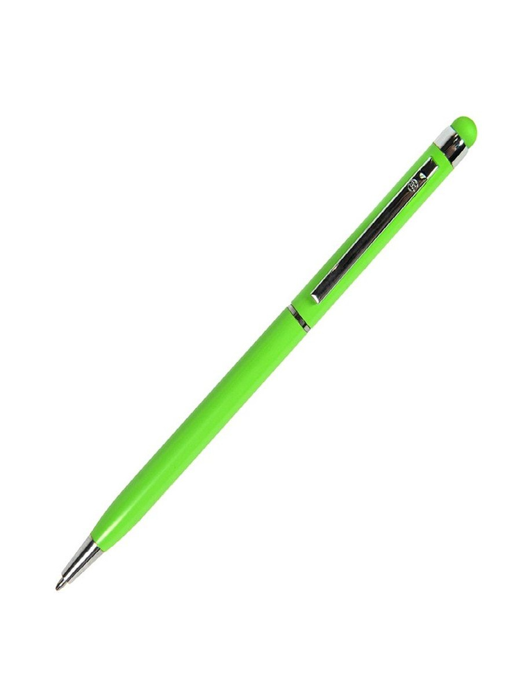 Ручка шариковая TOUCHWRITER со стилусом для сенсорных экранов, зеленое яблоко/хром, металл #1