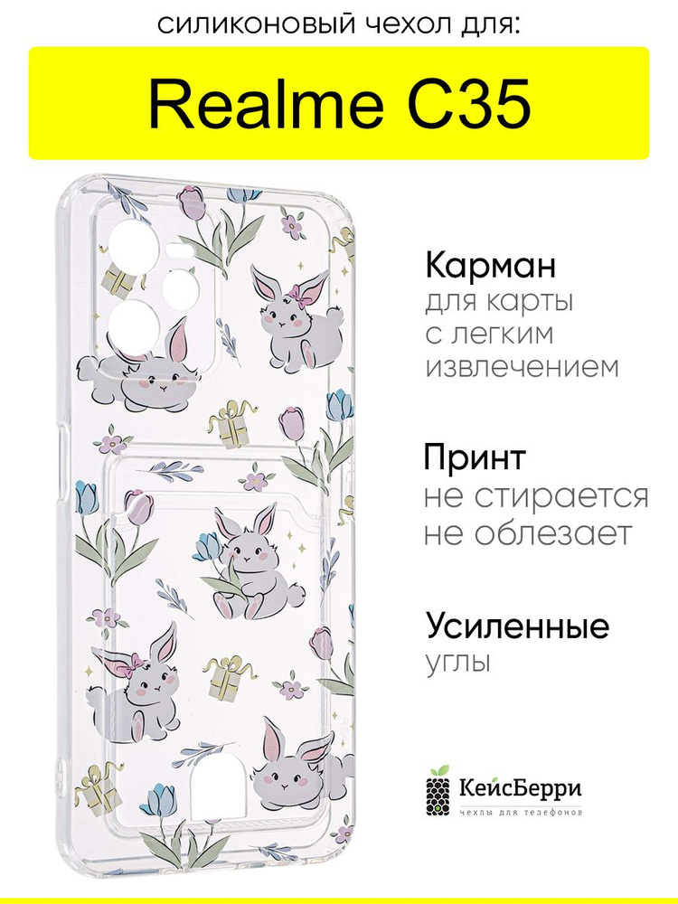 Чехол для Realme C35, серия Cardhold #1