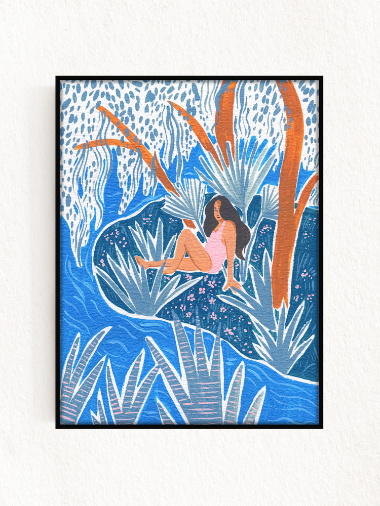 Постер "Речной заплыв", 30х40см #1