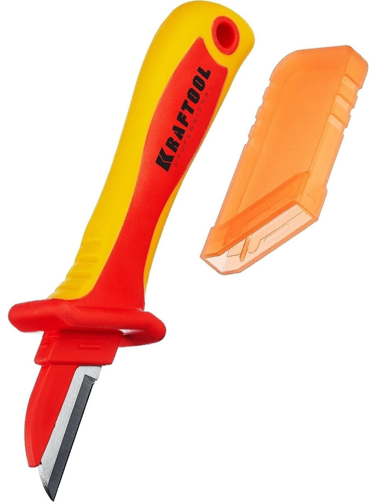 Диэлектрический нож электрика KRAFTOOL KN-1, 1000 В, прямой #1