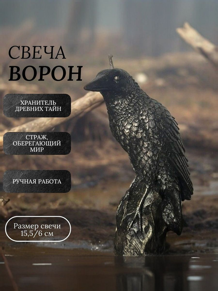 Свеча Ворон #1