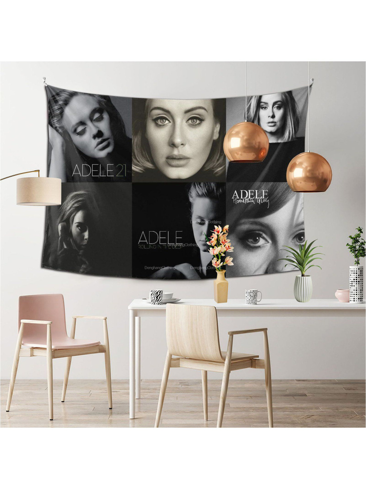 Флаг плакат баннер Adele Pattern #1