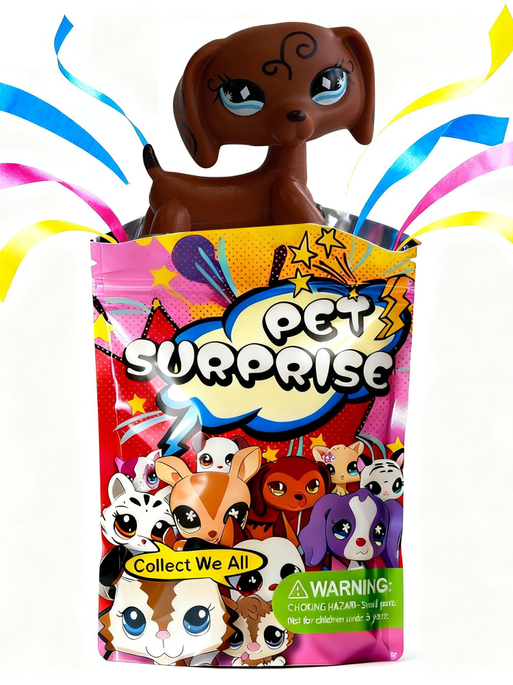 Pet Shop #640,лпс игрушки,Немецкий дог,Сосиска-дог,овчарка,собака,подарок для девочки(С упаковочным пакетом) #1