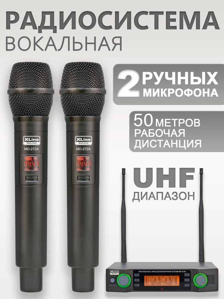 Радиосистема c двумя ручными микрофонами #1