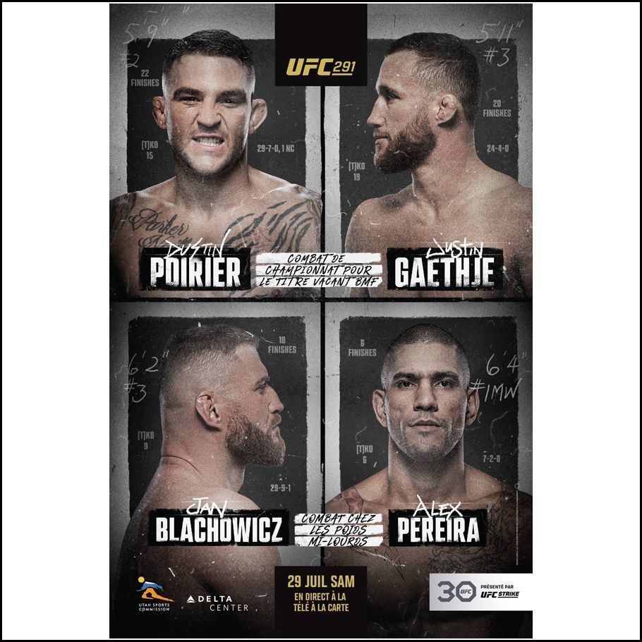 UFC Постер, 120х80 см #1