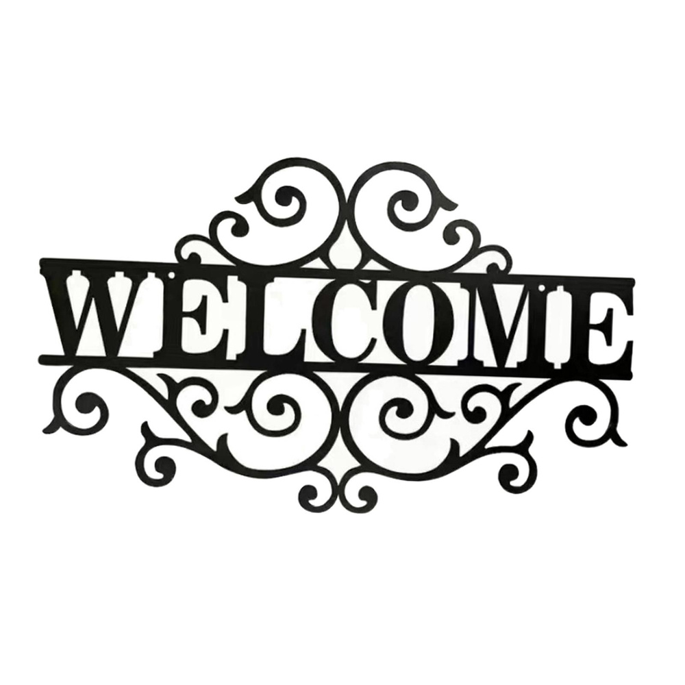Табличка Welcome для двери #1