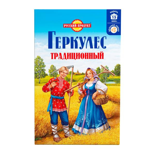 Хлопья овсяные Русский продукт Геркулес традиционный 500г #1