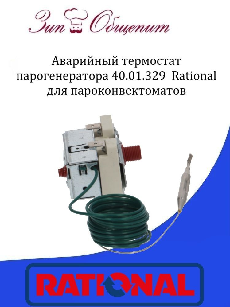 Аварийный термостат парогенератора 40.01.329 Rational для пароконвектоматов (Made in EU) #1