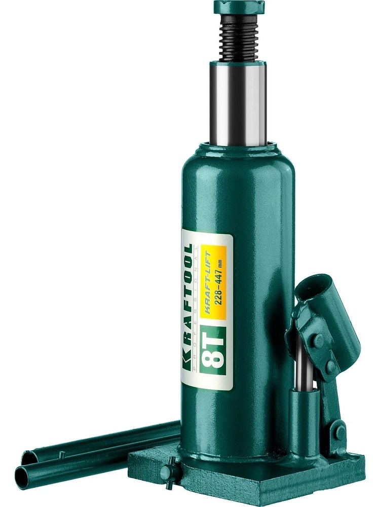 Бутылочный гидравлический домкрат KRAFTOOL KRAFT-LIFT, 8 т, 230 - 457 мм #1