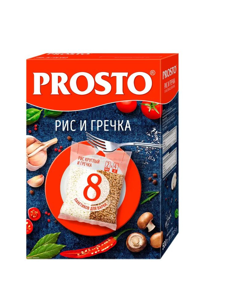 Prosto Ассорти круп: греча, рис, 500 гр #1