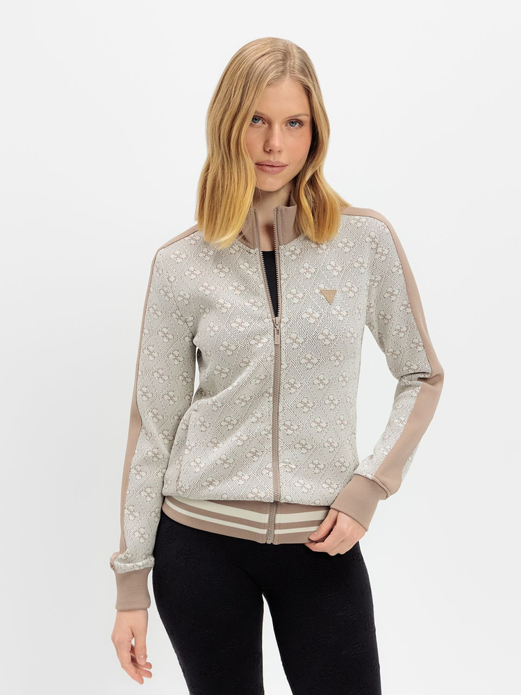 Толстовка GUESS 4G RHOMBUS JACQUARD FULL-ZIP S #1