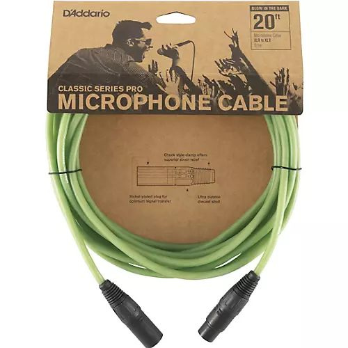 XLR кабель для микрофона 6 метров (6м) XLR XLR, балансный микрофонный провод D'Addario Planet Waves PW-CPMIC-20RD #1