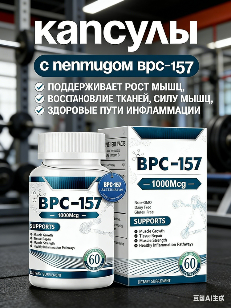 Пептид для заживления ран,желудка,суставов и связок БПС-157 Jiabei Health 60 капс #1