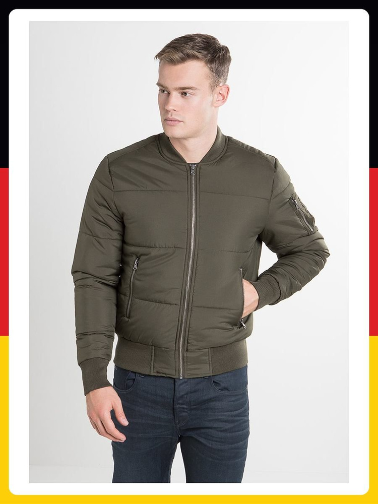 Бомбер Urban Classics BASIC QUILT BOMBER JACKET #1