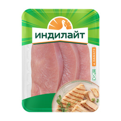 Стейк из грудки индейки 525 г, Индилайт, охлажденный Скидки недели