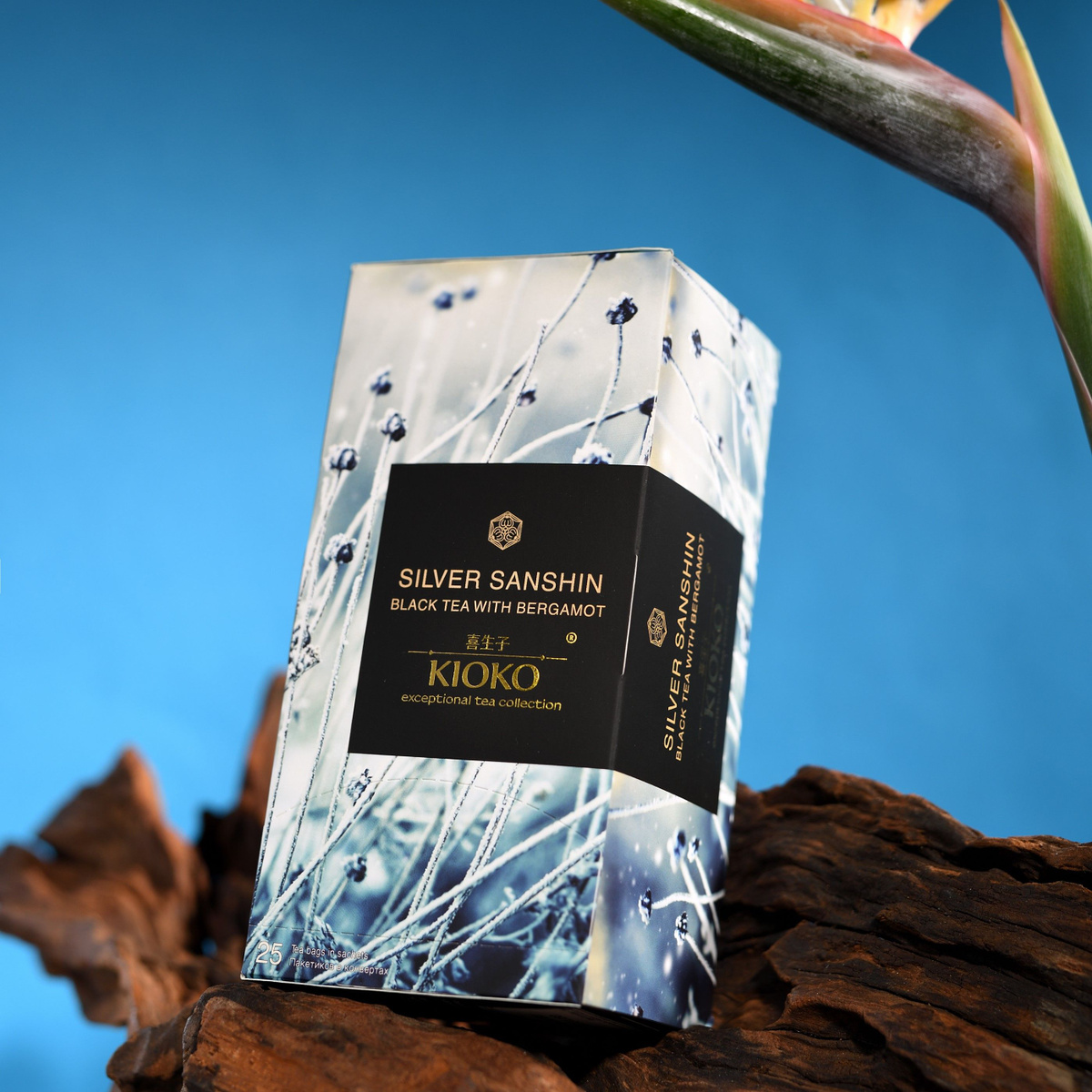 Набор черного чая KIOKO Taiko Rhythm 25/2,2г + KIOKO Silver Sanshin 25 ...