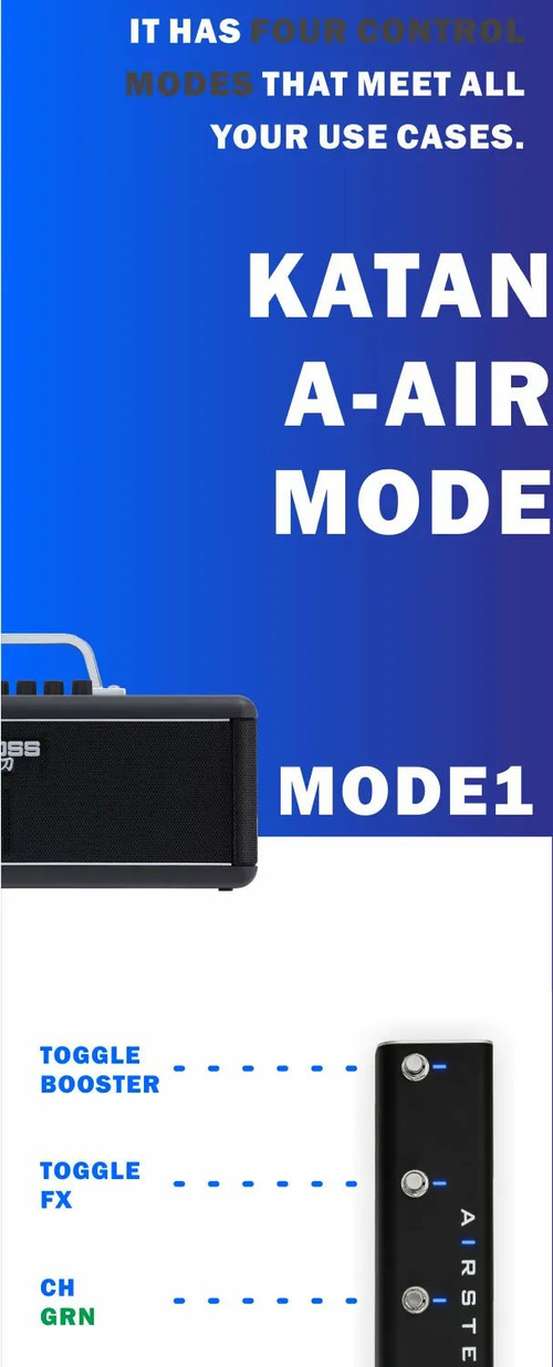 XSONIC AIRSTEP BW Edition Ножной переключатель KATANA/WAZA-AIR