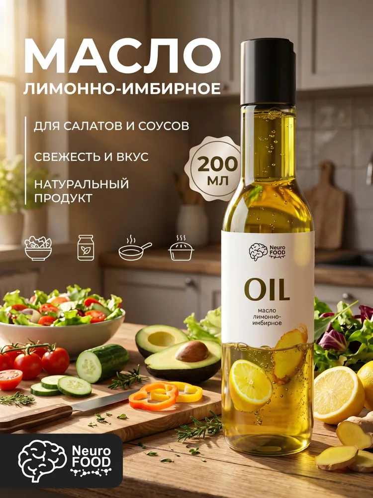 Масло лимонно-имбирное, вариант