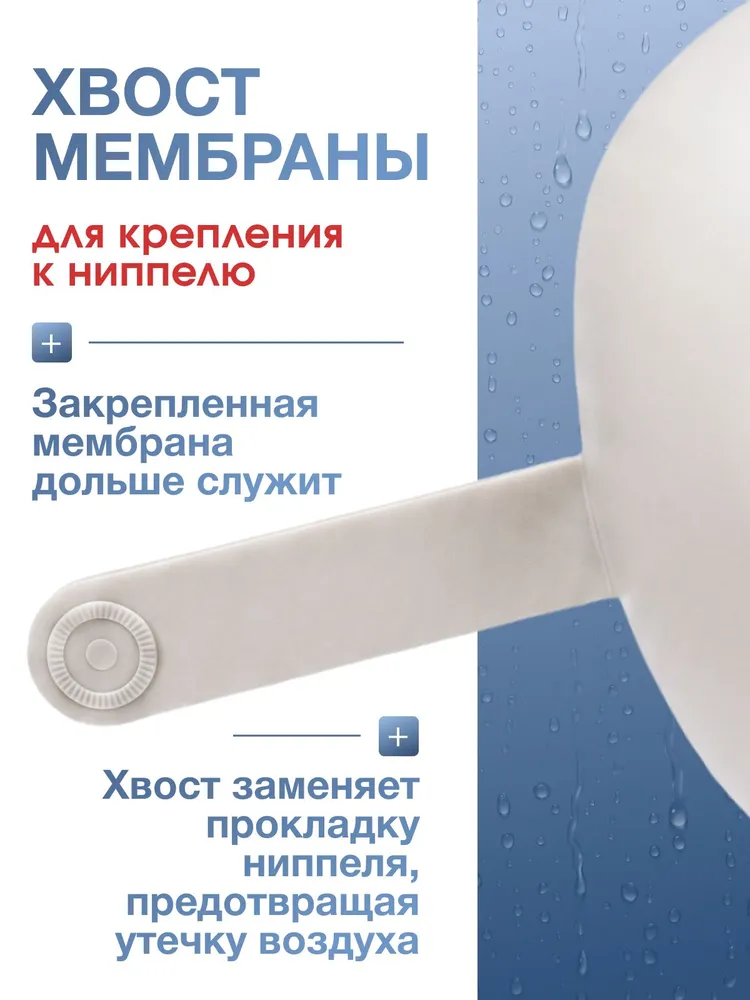 Мембрана для гидроаккумулятора, расширительного бака 18-24 литра, для насосной станции, белая натуральный каучук, 18-24, фото 3