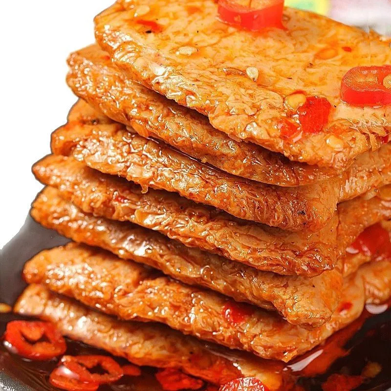 Вегетарианский соевый продукт, острый вкус, удобная упаковка, перекус в офисе, вариант, фото 5