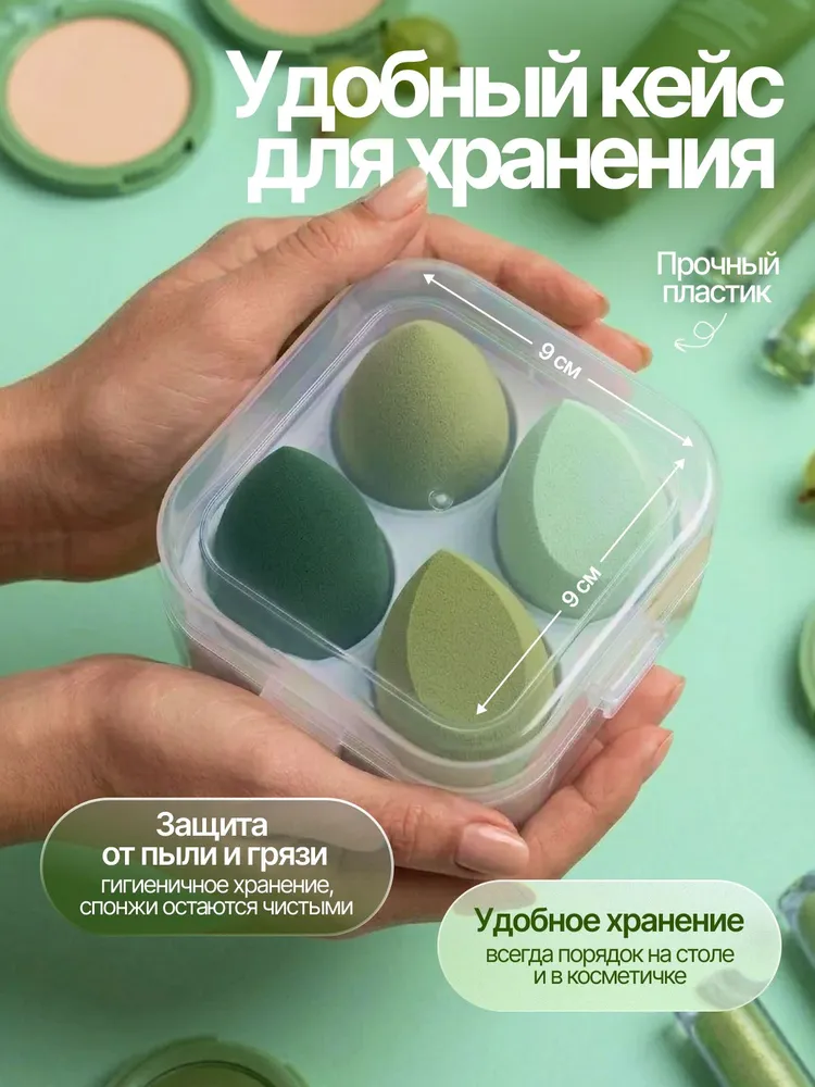Спонж для макияжа, бьюти спонж для лица для тонального крема, вариант, фото 3