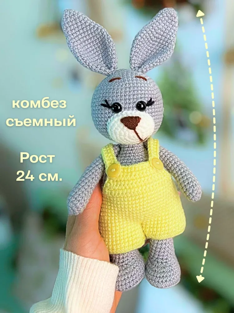 Набор для вязания игрушки крючком - Зайчик, вариант, фото 5