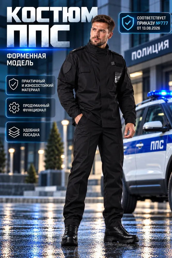 Тактический костюм ПОЛИЦИИ ППС, №777, вариант
