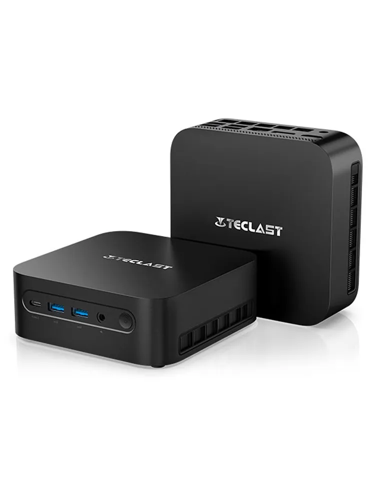 Teclast Мини-ПК N30 Plus (AMD Ryzen 5 5500U, RAM 16 ГБ, SSD 512 ГБ, AMD Radeon Graphics, Windows 11 Pro), N30 Plus, черный матовый, 16 ГБ, 512 ГБ, фото 2