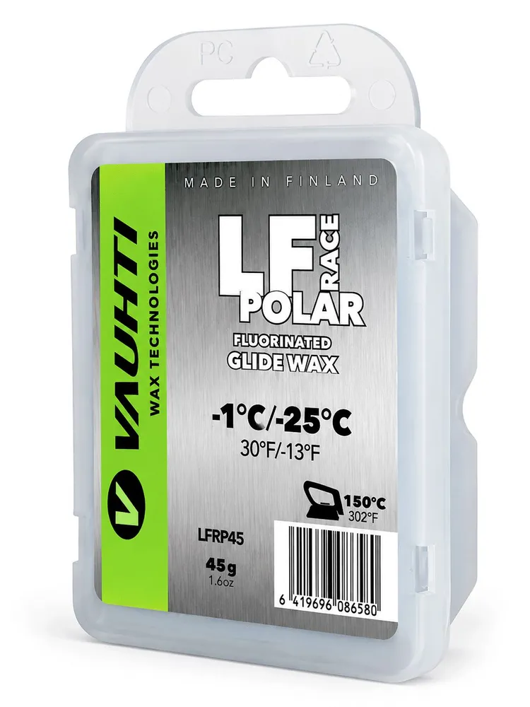 Твердый парафин для лыж, Vauhti LF POLAR, лыжная мазь скольжения, твердый, -1-25 C, вариант