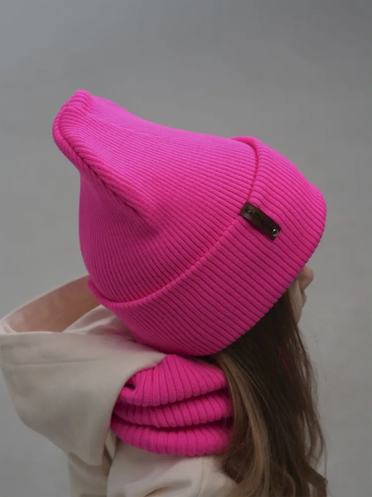 Шапка бини PINKiDU Весь мир моды, 2 шт, 2 шт, фото 6