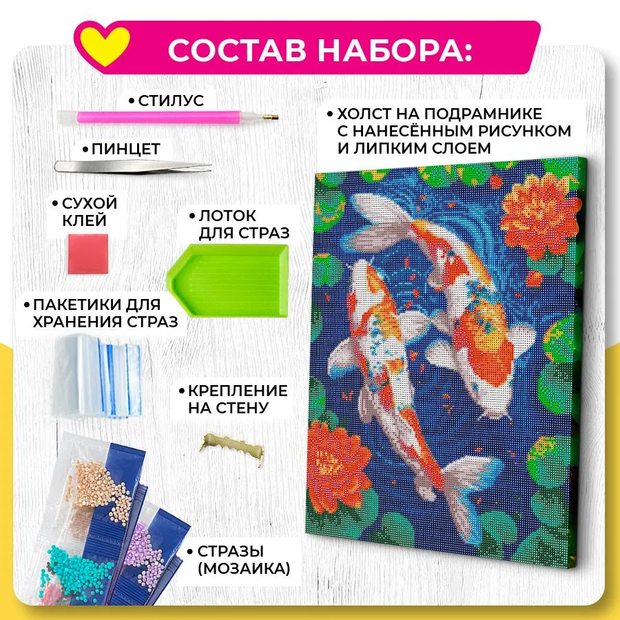 Алмазная мозаика холст на подрамнике 40х50 "Белый тигр" / Картина алмазная стразами, 40x50, фото 2