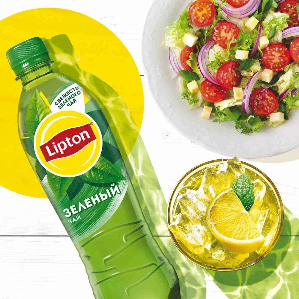 Холодный чай Lipton Зелёный, 0,5 л