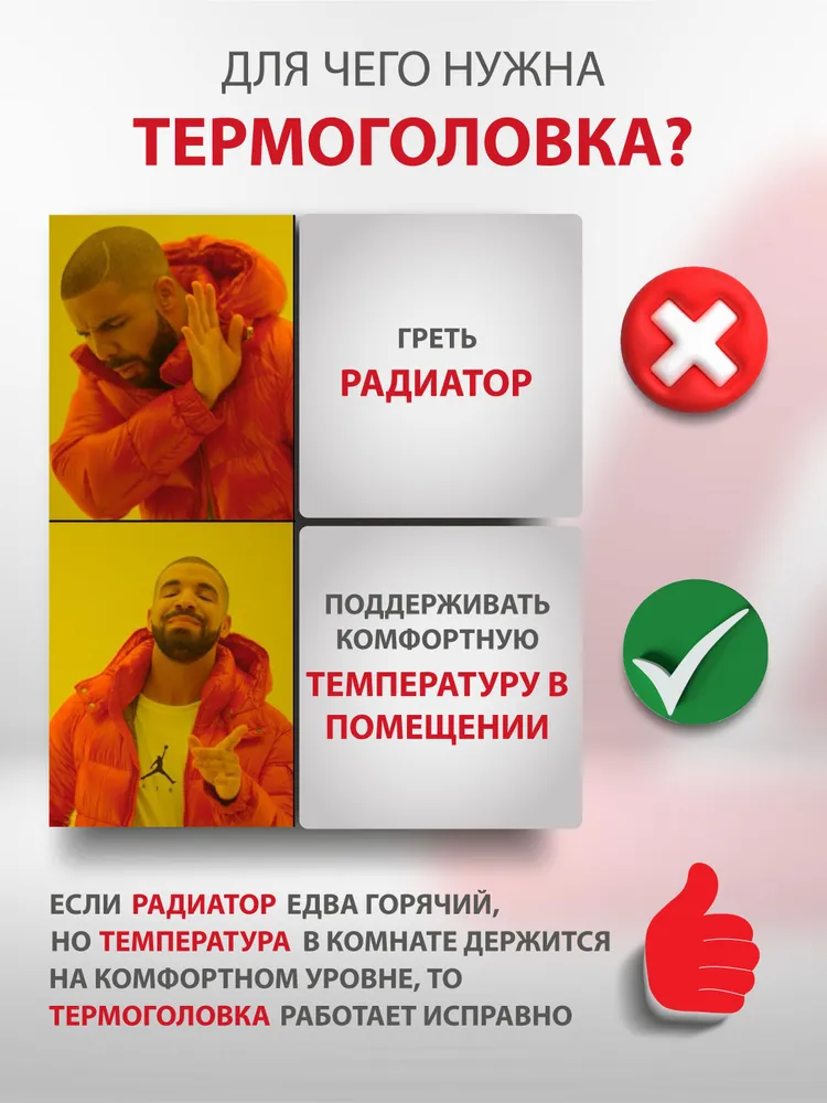 Термостатический элемент (термоголовка) Danfoss RTR 7090 013G7090, вариант, фото 4