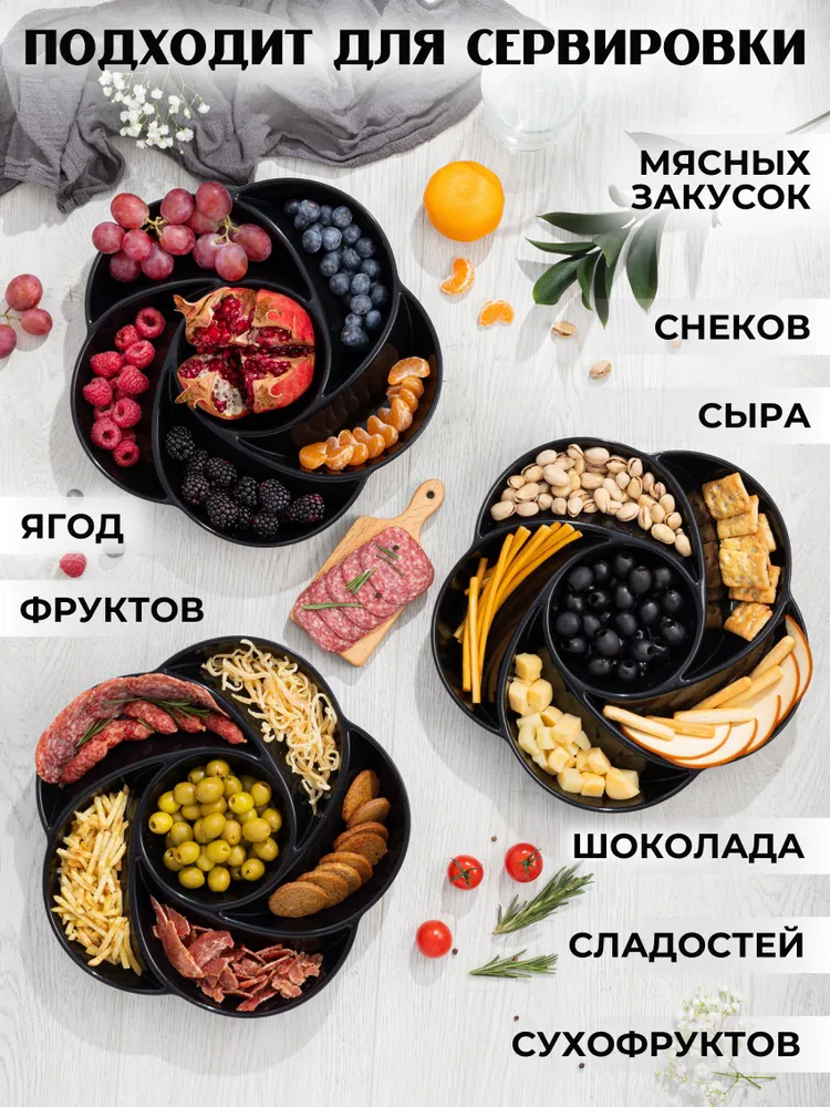 Менажница пластиковая, вариант, фото 6