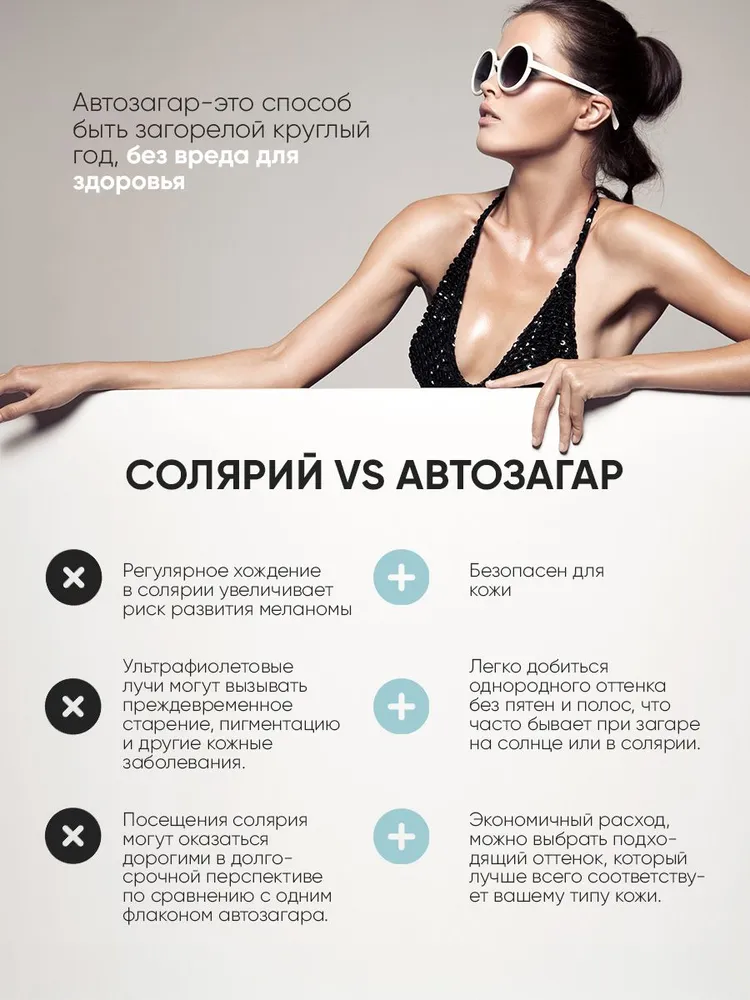 Автозагар Tinting / Автозагар для тела, для загара, моментальный загар / 100 мл, 100 мл, фото 5