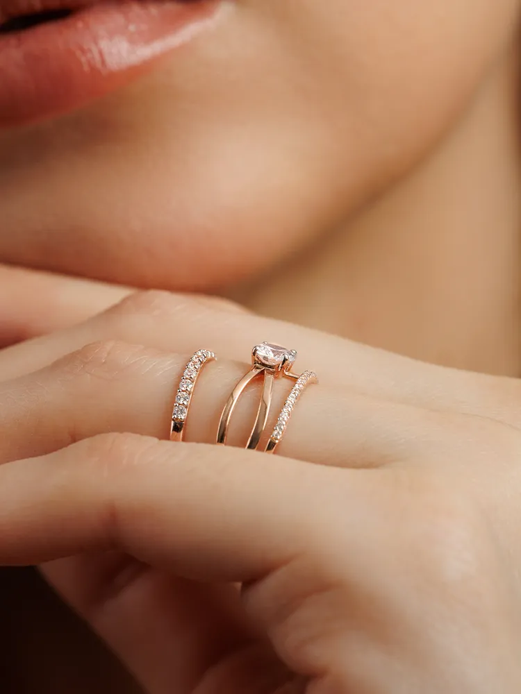 Кольцо серебро 925 дорожка фианитов Veronika jewelry factory, серебристый, фото 4