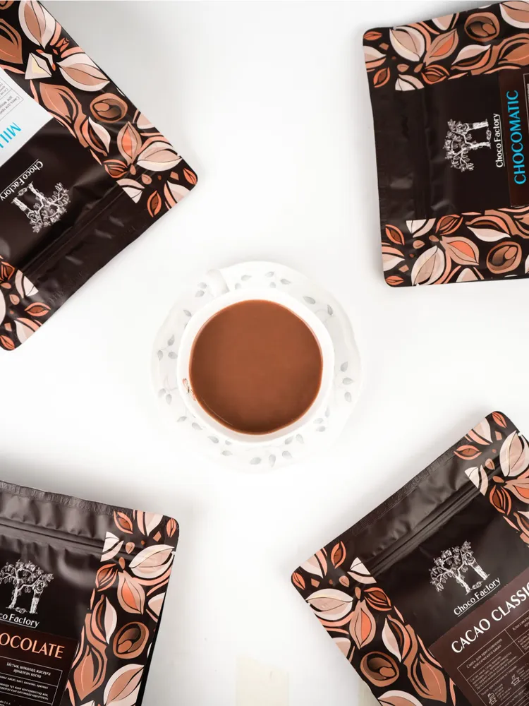 Горячий шоколад Chocofactory густой, 45% какао, 1 кг, 1 кг, фото 4