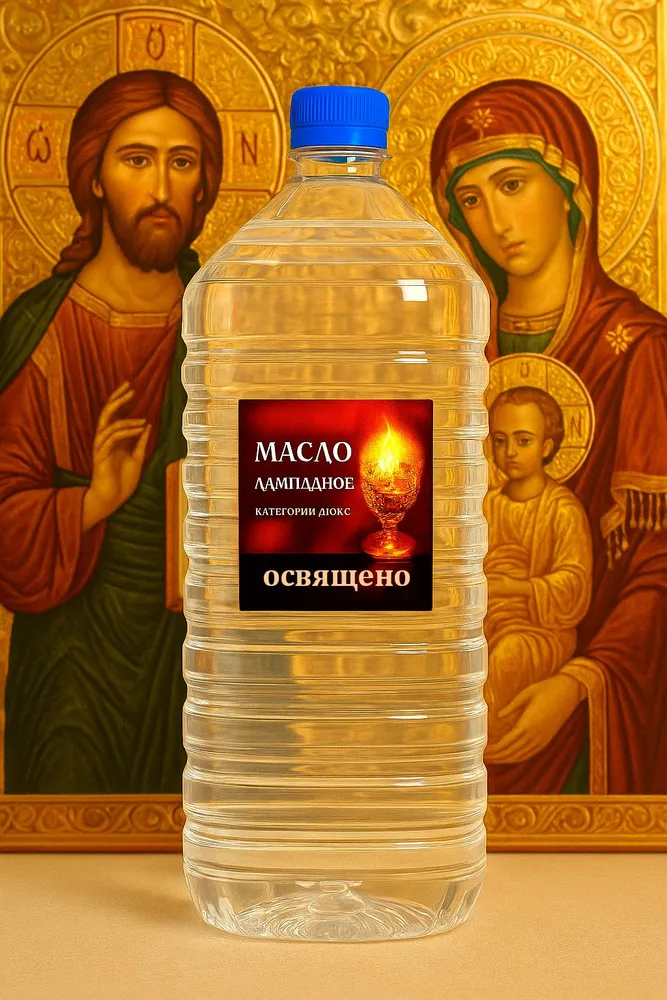 Масло лампадное церковное вазелиновое 1л, 1 л, фото 3