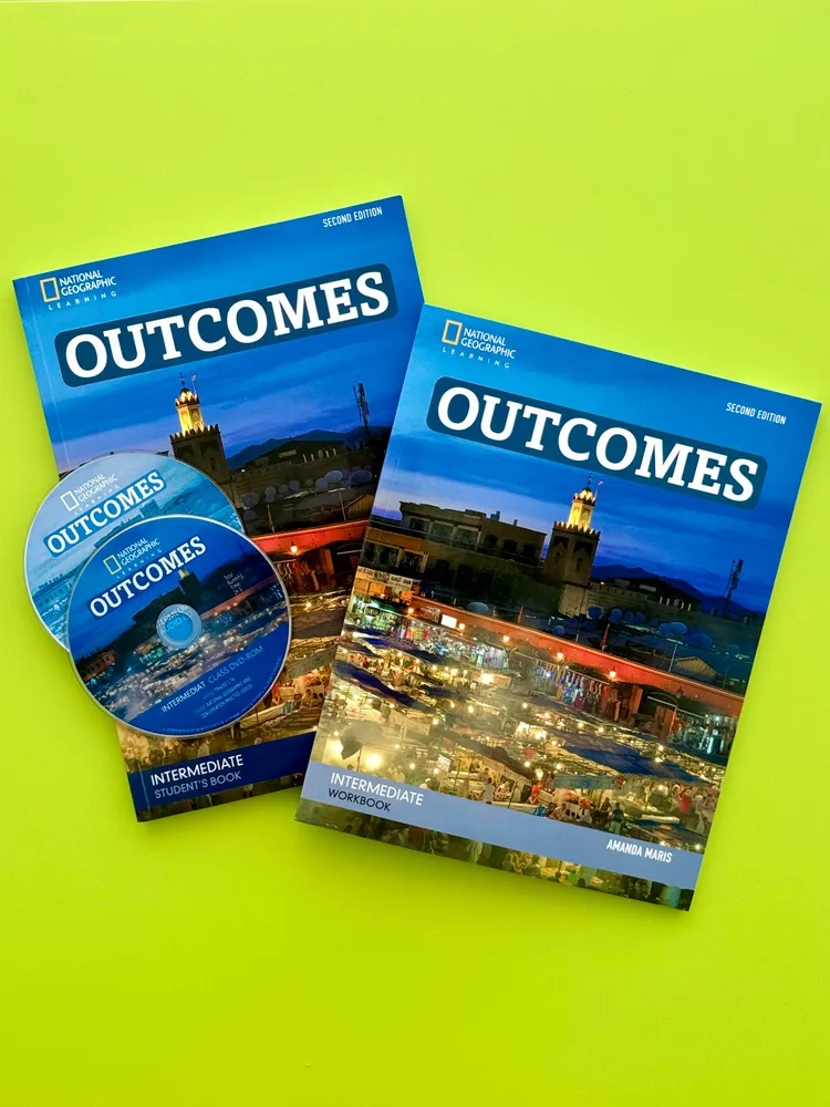 Outcomes Intermediate 2-nd edition: Student's book and Workbook (учебник и рабочая тетрадь, 2 книги) + CD/QRCode. National Geographic | Dellar Hugh, Уокли Эндрю, вариант, фото 3