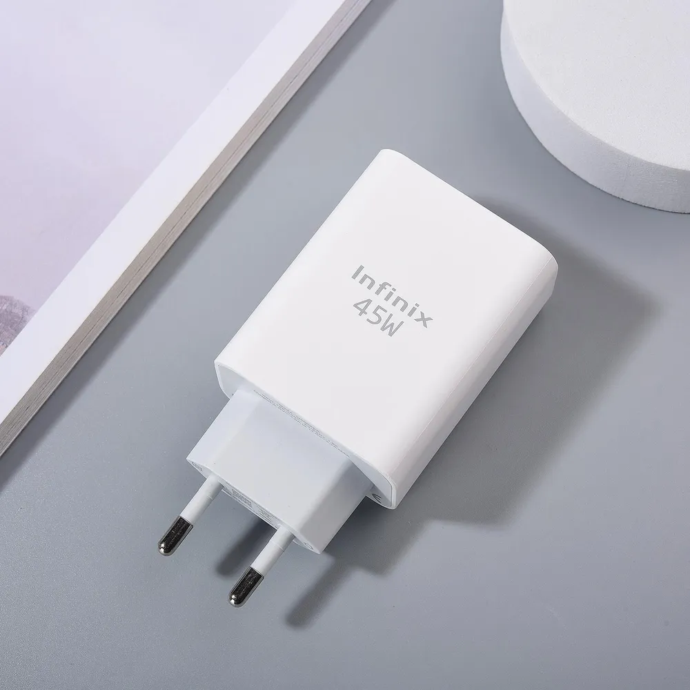 Сетевое зарядное устройство для Infinix 45W с USB входом /Быстрая зарядка для Infinix, 45 Вт, фото 6